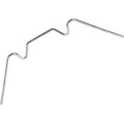 Zelsius Stahl Gewächshausklammern | rostfrei und sturmfest | 85 x 30 mm | Klammern für Gewächshaus, Klemmbausteine für Gewächshaus Platten bis 6 mm | Gewächshauszubehör, Ersatzteile (50)