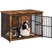 FEANDREA Hundetransportbox, Vintagebraun, geschlossener Boden, 100 kg Belastbarkeit - Preisvergleich