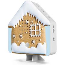 Bild für Northpoint Weihnachtsmelodie-Box Lebkuchenhaus Wintermelodien Weihnachtssounds Box Bewegungsmelder Licht Aufladbar mit Wandhalterung