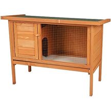 Bild für Fornord Mon Jardin Kaninchenstall mit Fuß aus Naturholz