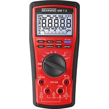 Bild für Benning MM 7-2 True RMS Digital-Multimeter (Anzeige digital, Max. Spannungsmessbereich DC 1000 V, Optische und akustische Buchsenkontrolle)