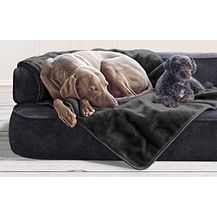 Bild für tierlando® Hundedecke Lilly Flauschige Kuschelige Haustier-, Welpen-, Katzen-, Plüschdecke M (75x50 cm)