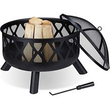 Bild für Relaxdays Feuerschale mit Funkenschutz