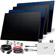 Bild für SUNNIVA® 2000W Balkonkraftwerk BIFAZIAL FULLBLACK