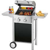 ProfiCook Gasgrill, Gasgrill, Grill mit klappbaren Seitentischen