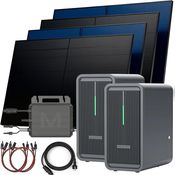 SUNNIVA® SUNNIVA® 2000W Balkonkraftwerk, Komplettset mit 4.48 kWh Speicher MARSTEK 2x B2500-D, Bifazial Fullblack, 4x 500W N-Type Glas-Glas Module, steckerfertig