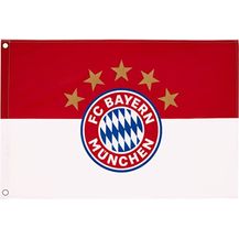 Bild für FC Bayern Fahne Originalware Flagge 100 x 150 cm Motiv LOGO + Ösen Service