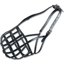 Bild für sarcia.eu Vernieteter Maulkorb aus Leder für Kaukasus-Schäferhund