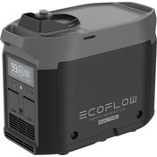 EcoFlow Smart Generator, 1800 W, Doppelbetrieb Benzin und LPG, 20 kWh Kapazität, 4 l Tank, Fernbedienung und App-Überwachung, leise mit 56 dB