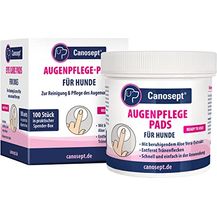 Bild für Canosept Augenpflege FingerPads für Hunde 100 Stück Augenpflege Hund und Tränenfleckenentferner Hund – Augenreiniger für Hunde mit beruhigendem Aloe Vera Extrakt