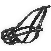 Bild für Dino Bigioni Maulkorb aus Leder für den Hund