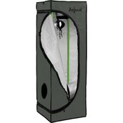 Zelsius Gewächshaus Grow Tent 100 x 100 x 200 cm grau/schwarz Pflanzenzucht Indoor, lichtundurchlässig, hochreflektierend