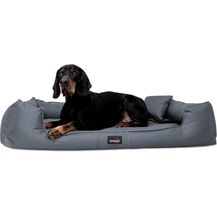 Bild für tierlando Orthopädisches Hundebett Goofy inkl. Matratzenschoner für große Hunde Polyester Waschbar Hundesofa XL XXL XXXL L+ 110cm Grau
