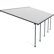 Bild für Canopia by Palram Terrassenüberdachung Alu Feria 4X7.87 Polycarbonat Hohlkammerplatten Pergola 787 x 385 cm Grau zur Überdachung ihrer Terrasse