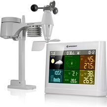 Bild für Bresser Wetterstation Funk mit Außensensor Wetter Center mit 5-in-1 Außensensor (Temperatur, Luftdruck, Luftfeuchtigkeit, Windmesser, Regenmesser)
