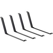 Anker SOLIX Solarmodulhalterung für Flachdach & Garten, für 2 Panels, leichtes DIY-Setup, feuerverzinkter Stahl, rutschfeste Pads