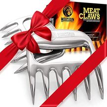 Bild für Mountain Grillers Meat Claws Fleischzerkleinerer für BBQ – perfekt zerkleinertes Fleisch, Fleischkrallen, die Sie brauchen – Beste Pulled Pork Shredder Claw x 2 für Barbecue Smoker Grill (Edelstahl)