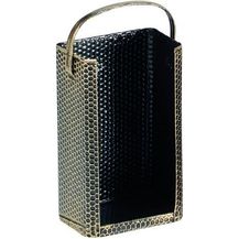 Bild für FIREFIX 2085 Briketttrage mit Bügel, Stahl gehämmert messingfarbig, 200 x 140 x 420 mm (BxTxH)
