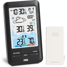 Bild für ADE Wetterstation Funk mit Außensensor und Funkwecker 