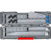 Bosch 16x PRO Tough Box Demolition Säbelsägeblatt-Set, 16-tlg. (für Rohre und Profile aus Metall, Nichteisenmetalle, Länge mm, Professional Zubehör Säbelsäge)