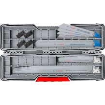 Bild für Bosch 16x PRO Tough Box Demolition Säbelsägeblatt-Set, 16-tlg. (für Rohre und Profile aus Metall, Nichteisenmetalle, Länge mm, Professional Zubehör Säbelsäge)