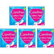 Carefree Cotton Feel Normal Slipeinlagen, 100% atmungsaktiv, ohne Duft, 56 Stück