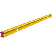 STABILA Wasserwaage Type R 300, 200 cm, verwindungssteifes Alu-R-Profil, 1 Horizontal-Libelle, 2 Vertikal-Libellen, stoßdämpfende Endkappen, integrierte Rutsch-Stopper, Made in Germany
