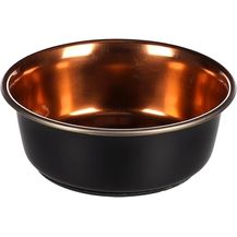 Bild für Flamingo Futternapf Ezra 0,9 l – Edelstahl/Edelstahl – rutschfest – spülmaschinenfest