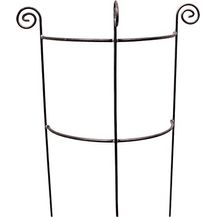 Bild für Hirsch Terracotta Staudenhalter halbrund stabil Höhe 116cm