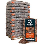 GALAMIO Pinienrinde Mittel 15-25mm, 60l x 39 Sack, dekorativer Rindenmulch für Pflanzen und Garten, umweltfreundlich, effektiver Unkrautschutz, langlebig und pflegeleicht