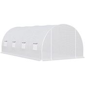 Outsunny Gewächshaus Foliengewächshaus Treibhaus Pflanzenhaus Folien 600x300x200 cm