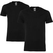 PUMA Puma Crew Tee, 2er Pack, schwarz/weiß, aus 100% Baumwolle