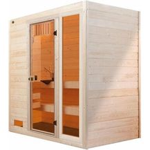 Bild für WEKA Massivholz Sauna VALIDA Gr. 2 Sparset 7,5 kW OS inkl. digitaler Steuerung, Glastür und Fenster (2.777,99 € pro 1 stk.)
