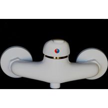 Bild für Wagner Dusche Bad Armatur Einhebel weiß/gold