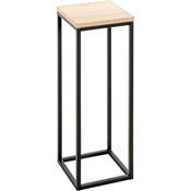 HAKU Blumenständer Schwarz-Eiche, modernes Design aus Stahlrohr, robuste Verarbeitung, vielseitiges Wohnaccessoire