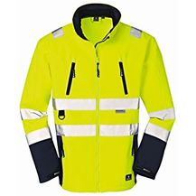 Bild für 4Protect Warnschutz-Softshelljacke Pittsburgh Gr.3XL leuchtgelb/marine