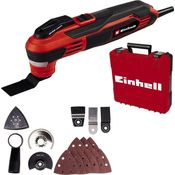 Einhell Akku-Multifunktionswerkzeug TE-MG 350 EQ, Set - kraftvolles Multifunktionswerkzeug für Holz, Metall und Fliesen, 350 Watt Motor, LED-Licht, Staubabsaugvorrichtung, ergonomisches Design