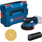Bosch Professional GEX 18V-150-3, Exzenterschleifer mit bürstenlosem Motor und integrierter Staubbox für effizientes Schleifen