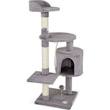 Bild für lionto Kratzbaum Kletterbaum Katzenkratzbaum Katzenbaum Höhe 112 cm