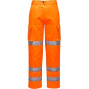 Portwest Damen Warnschutzhose, 40+ UPF Gewebe Orange XL