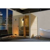 WEKA Massivholzsauna VALIDA PLUS Sparset inkl. 9,0 kW OS Ofen, 189x172x203,5 cm, naturbelassen