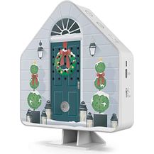 Bild für Northpoint Weihnachtsmelodie-Box Schneehaus Wintermelodien Weihnachtssounds Box Bewegungsmelder Licht Aufladbar mit Wandhalterung