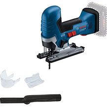 Bild für Bosch Professional 18V System Akku-Stichsäge GST 18V-125 S (ideal für Kurven- und Abschnitte, SDS-Sägeblatthalter, inkl. 1x Stichsägeblatt, Absaug-Set)