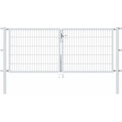 Alberts Doppeltor Flexo mit Zubehör | feuerverzinkt | Breite 250 cm | Höhe 100 cm 
(647896)