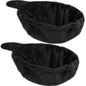 tectake 2 Liegemulden für Kratzbäume - schwarz