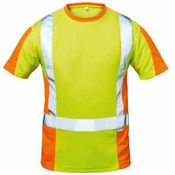 Elysee Warnschutz T-Shirt Utrecht Gr. L gelb-orange