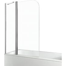 Bild für EMKE Badewannenfaltwand EMKE 100x140cm Duschwand mit Einscheibensicherheitsglas