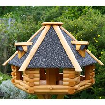 Bild für XXL Luxus Vogelhaus Futterhaus Vogelhäuser 70x45 cm Nr13s Dach mit Strukturputz