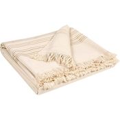 Vivaraise Hammam-Tuch Cancun, Braun, 100% Baumwolle, 90x180 cm, mit eleganter Bordüre, ideal für Freizeit, Wellness und Sauna