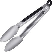 Westmark Grillzange + Servierzange, Mit Edelstahllaffen und gummierten Griffen, Länge: 20 cm, Rostfreier Edelstahl/Kunststoff, Classic Spezial Mini, Silber/Schwarz, 16232270